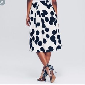 NWOT polka-dot skirt